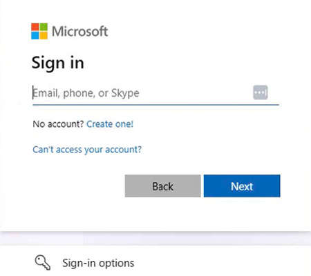 Microsoft Sign In