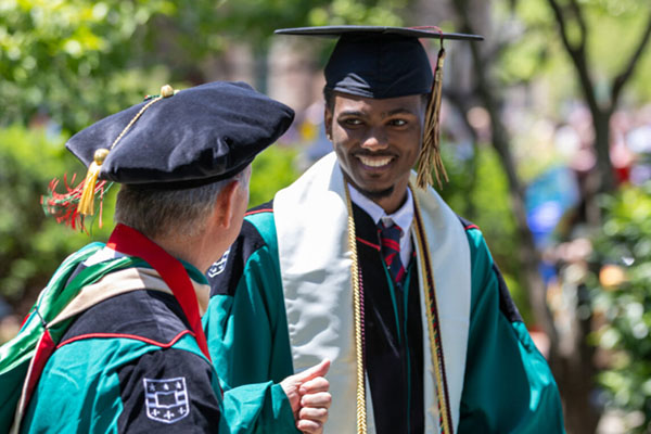 STLCC Grad Jayson Minner at commencement