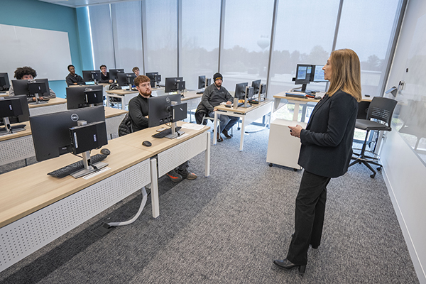 faculty member teaching