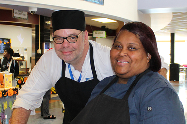 Two of the chefs at STLCC-Florissant Valley