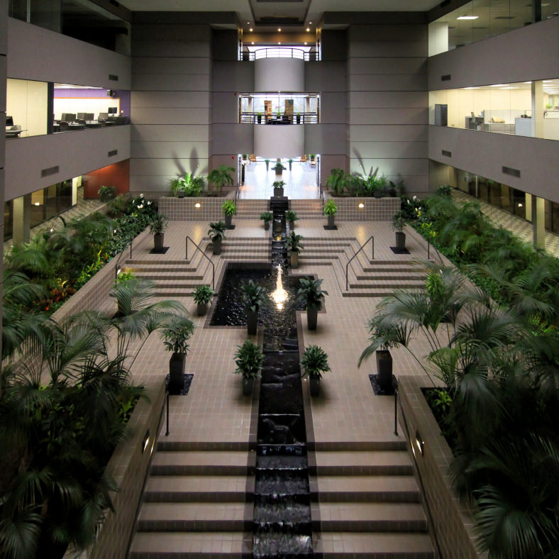 Atrium inside Corporate College