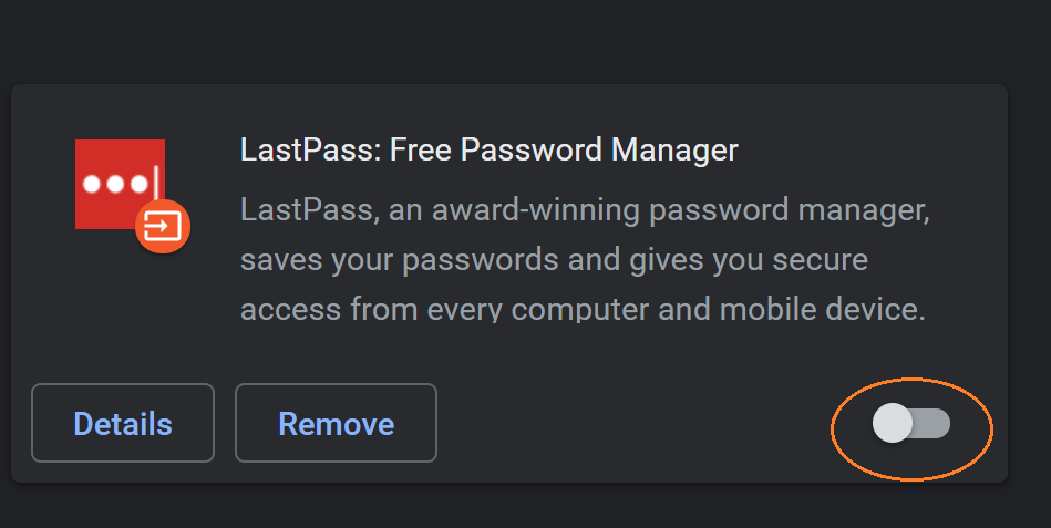 lastpass chrome extension id