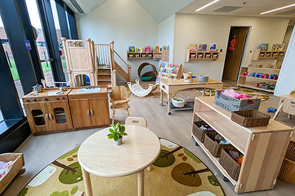 Interior of Forest Park's Child Development Learning Center