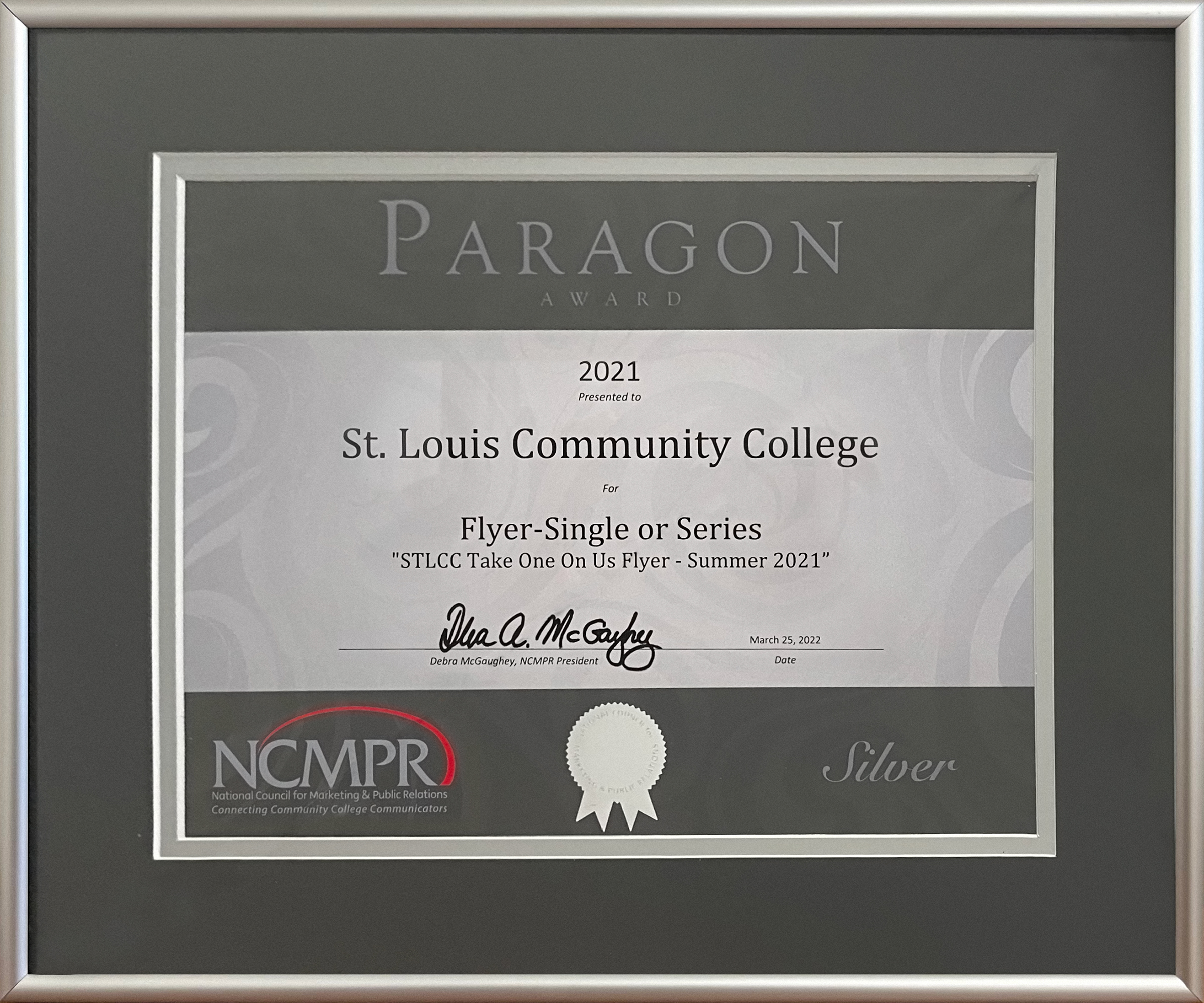 NCMPR Paragon Award