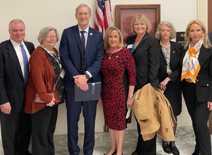 STLCC officials with U.S. Rep. Ann Wagner