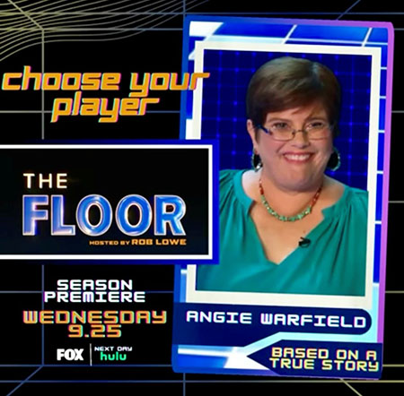 Warfield in a promo for The Floor