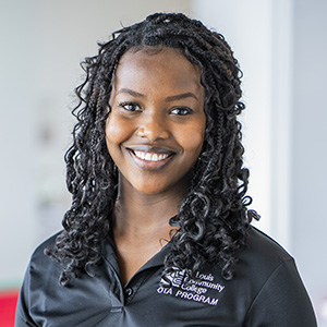 Born in a refugee camp, Esperance Sabato overcame tragedy and barriers to pursue her dream of becoming an occupational therapy assistant.  