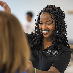 Sabato practices occupational therapy skills in the classroom