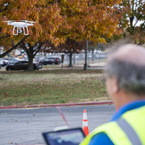 Drone in the air