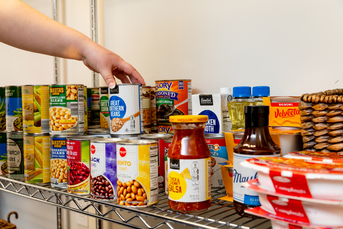 Archers Market with canned food