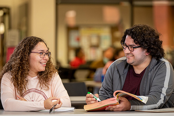 tutor assisting student