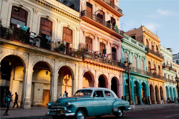 Street scene from Cuba