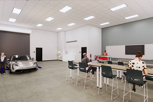 Interior automotive demo lab