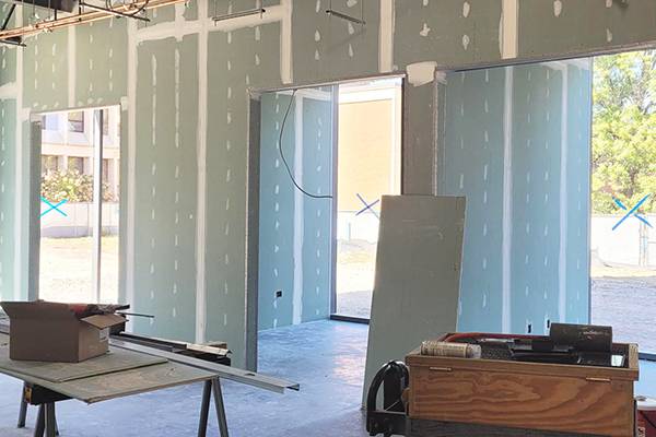 drywall installation for offices in the ETC