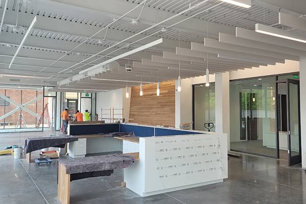 welcome center progress